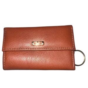 EUC Vintage Gary’s Leather Camel Tan Trifold Leather Key Holder